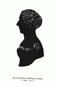 Silhouet Wilhelmina Cornelia Maas (1798-1817)